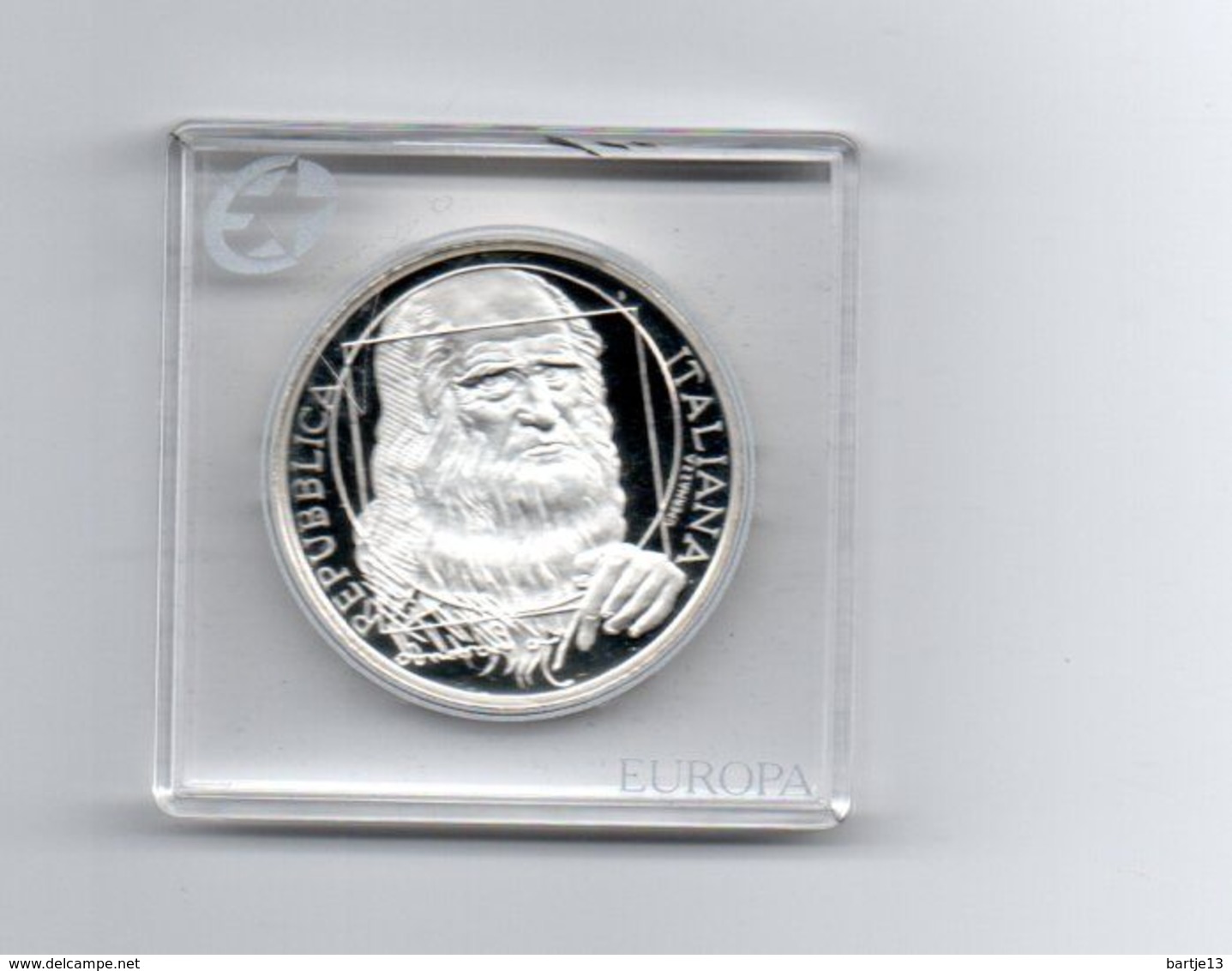 ITALIE 10 EURO 2006 ZILVER PROOF LEONARDO DA VINCI - Italie