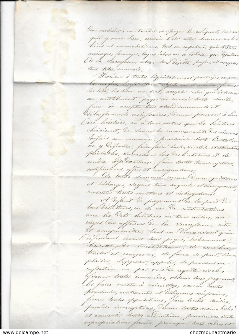 CONSUL GASPARD MOLLIEN ET CHANCELIER DE FAVARS 1841 CONSULAT GENERAL DE FRANCE A LA HAVANE TOUAN POUR ETCHANDY A BARCUS - Documents Historiques