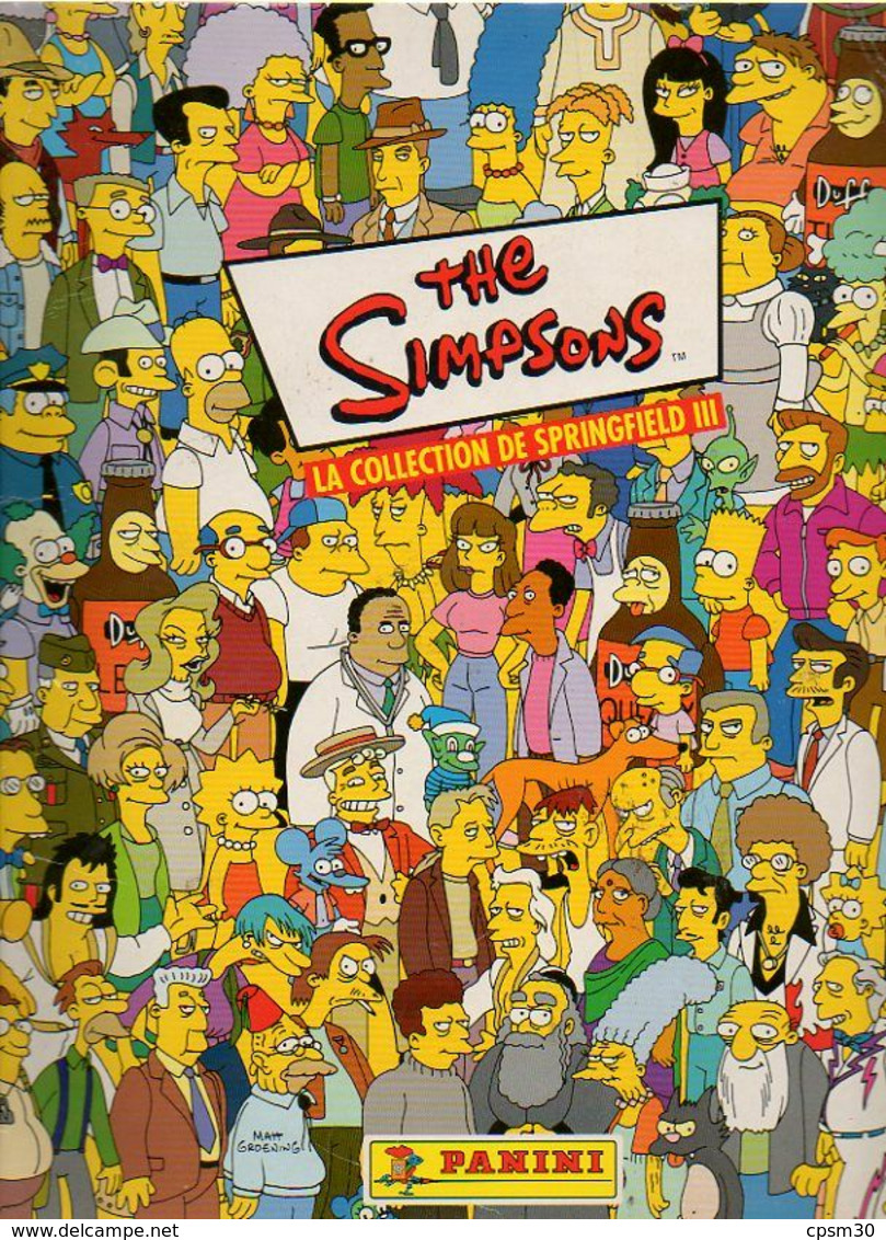 Album Chromo - 027 - Panini - The Simpsons - 2001 - 48 Pages (avec Poster Central) - Autocollants