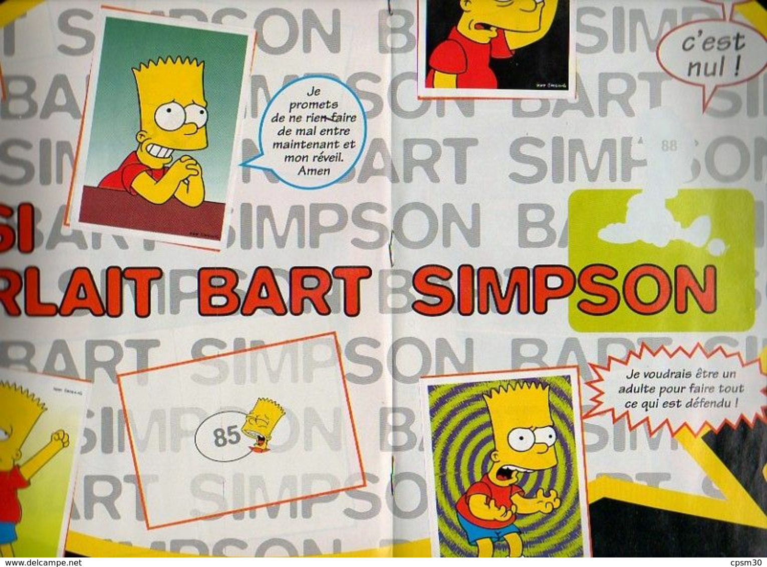 Album Chromo - 027 - Panini - The Simpsons - 2001 - 48 Pages (avec Poster Central) - Autocollants