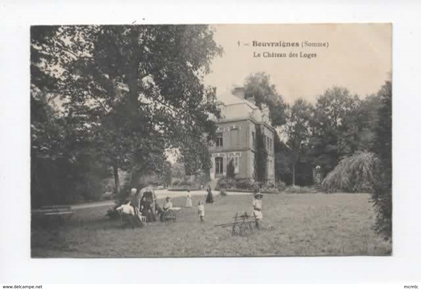 CPA -   Beuvraignes  -(Somme) - Le Château Des Loges - Beuvraignes