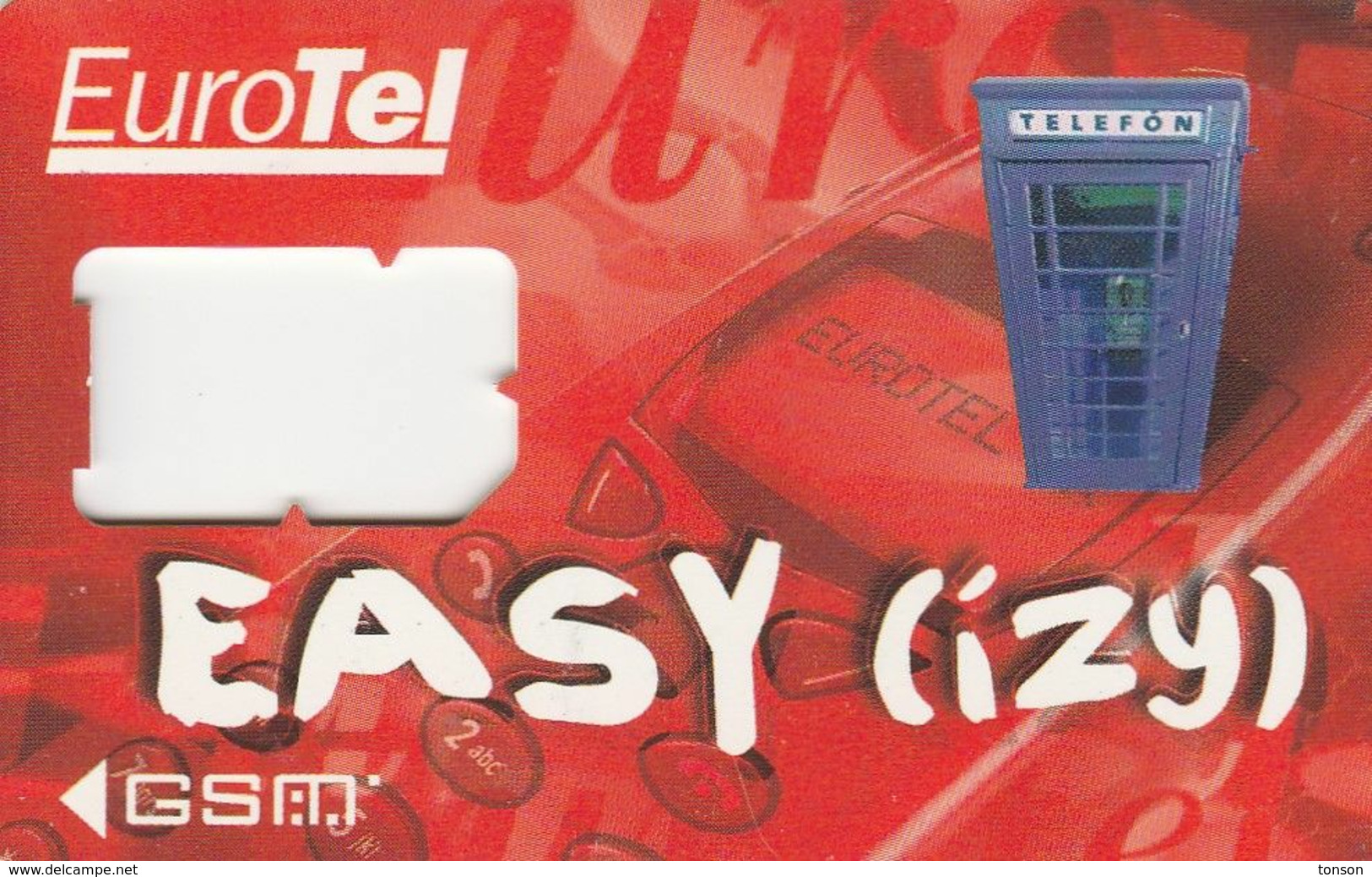 Slovakia, SK-EUR-GSM-0004B, GSM Frame Without Chip,  Easy(izy), 2 Scans. - Slovaquie