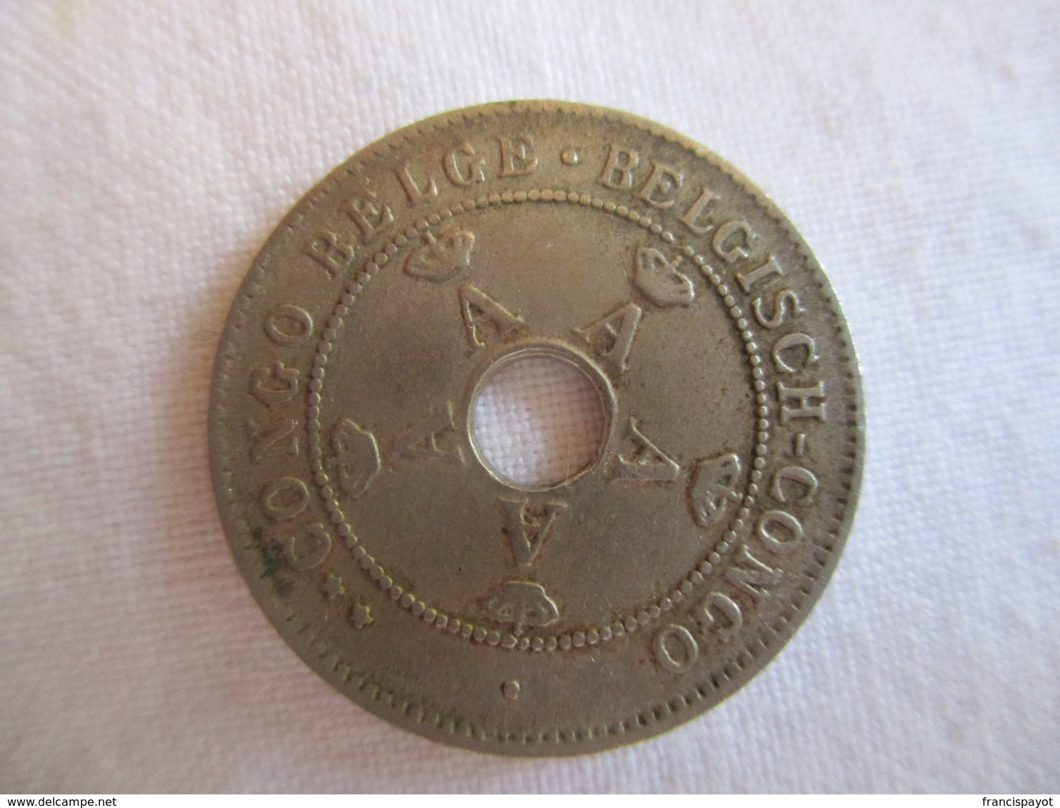 Congo Belge 10 Centimes 1927 - Autres & Non Classés