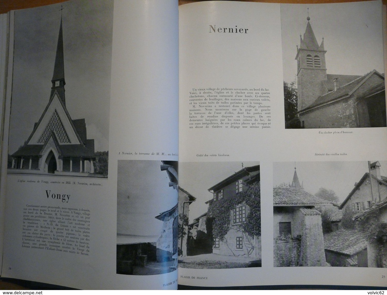 Plaisir de france 1951 annecy chateau chillon  coppet ripaille thonon vongy nernier thuyset larringes evian tourronde