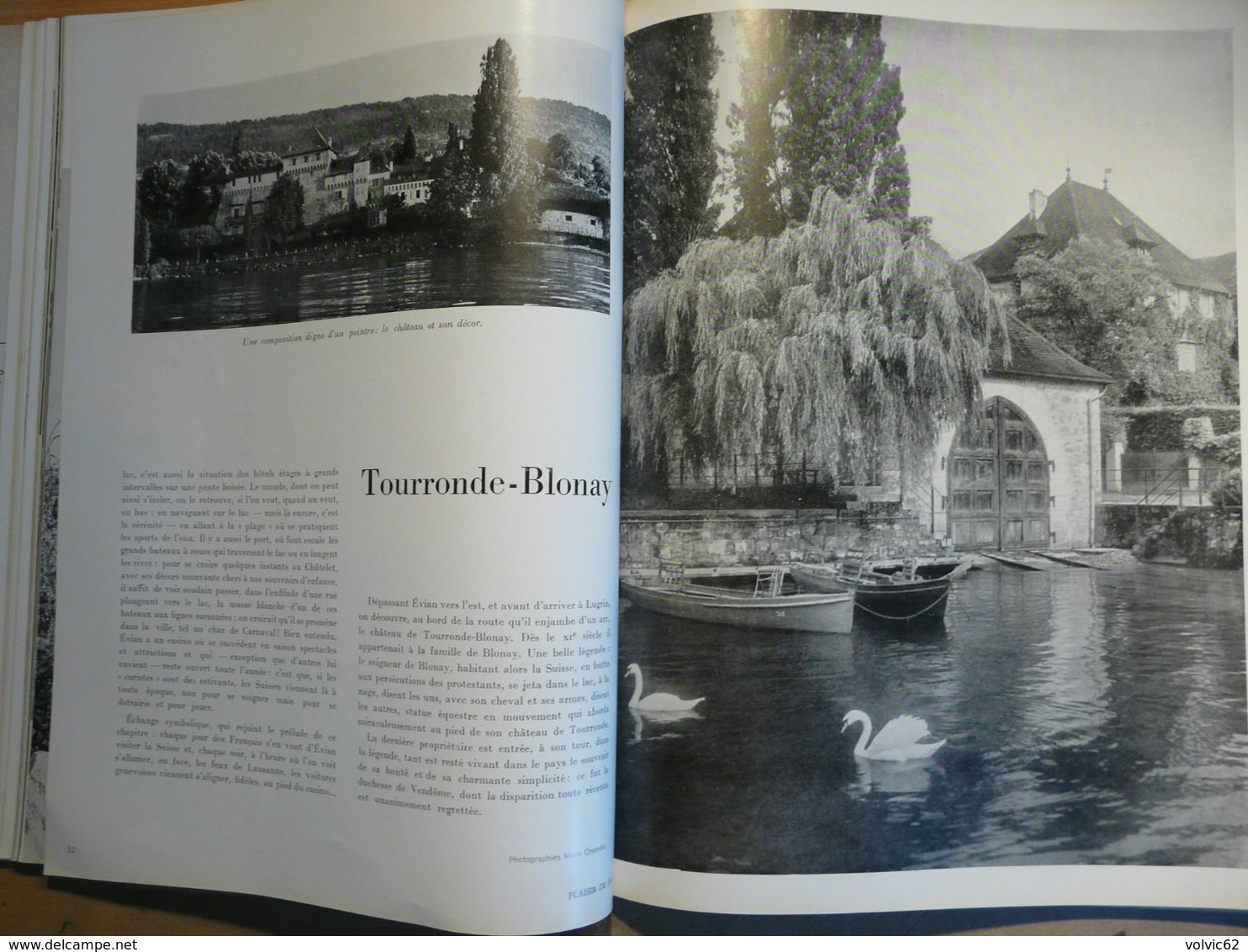 Plaisir de france 1951 annecy chateau chillon  coppet ripaille thonon vongy nernier thuyset larringes evian tourronde