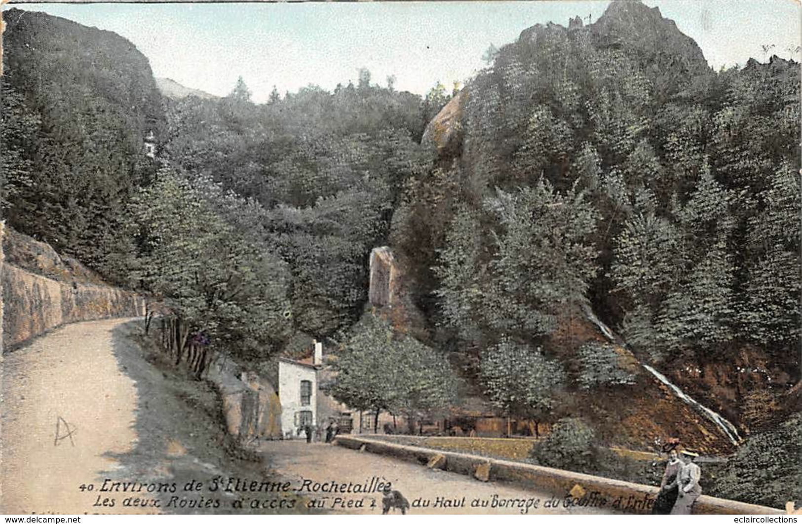 Rochetaillée       42         Les Deux Routes D'accès    (voir Scan) - Rochetaillee