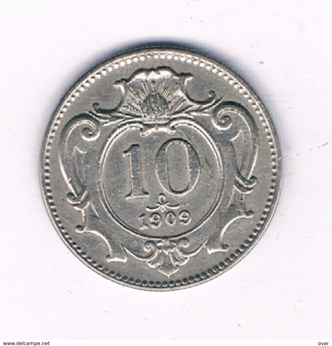 10 HELLER 1909 OOSTENRIJK /5932/ - Austria