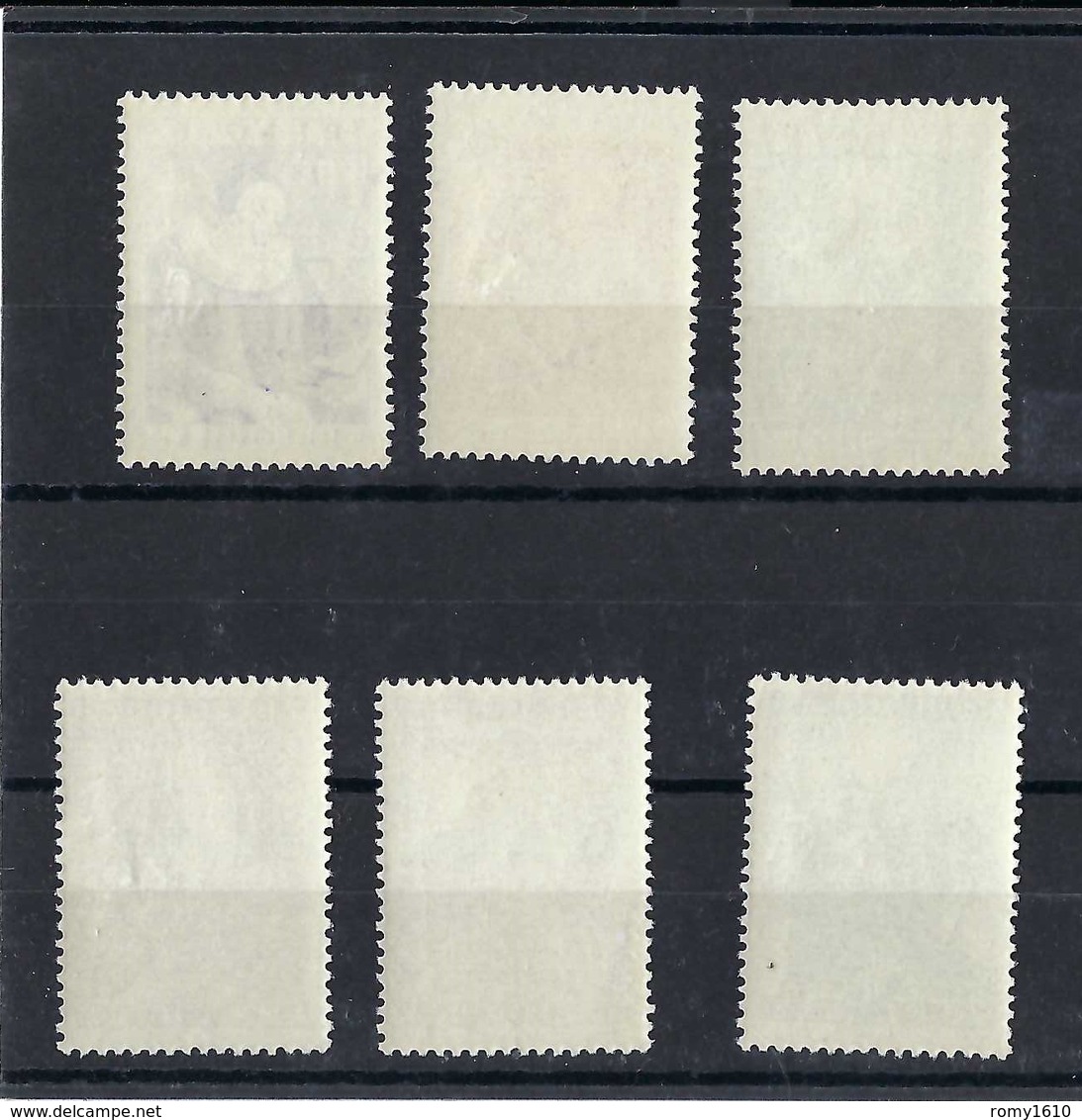 BELGIQUE : 792-97 MNH ** Impeccable. Scan Recto/verso - Unused Stamps