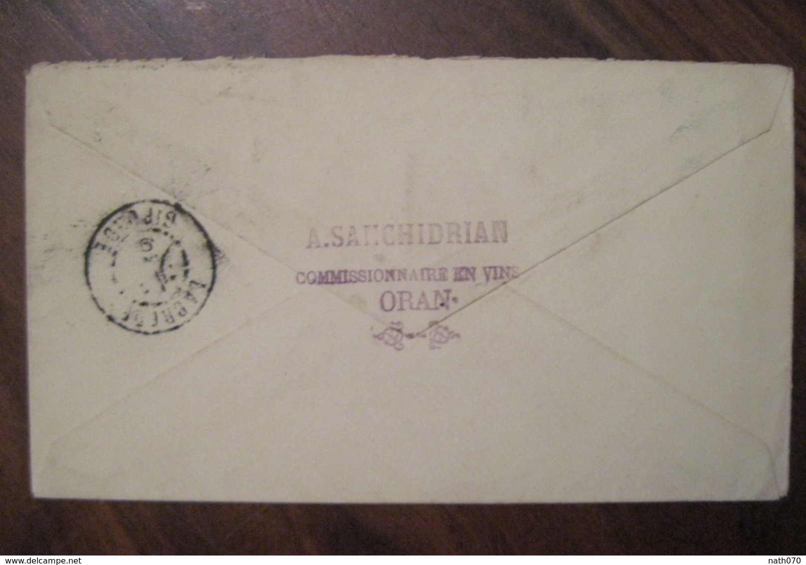 FRANCE Algérie 1898 KARGUENTAH La BREVE TaD 84 A1 Oran Lettre Enveloppe Cover Colonies - Sage