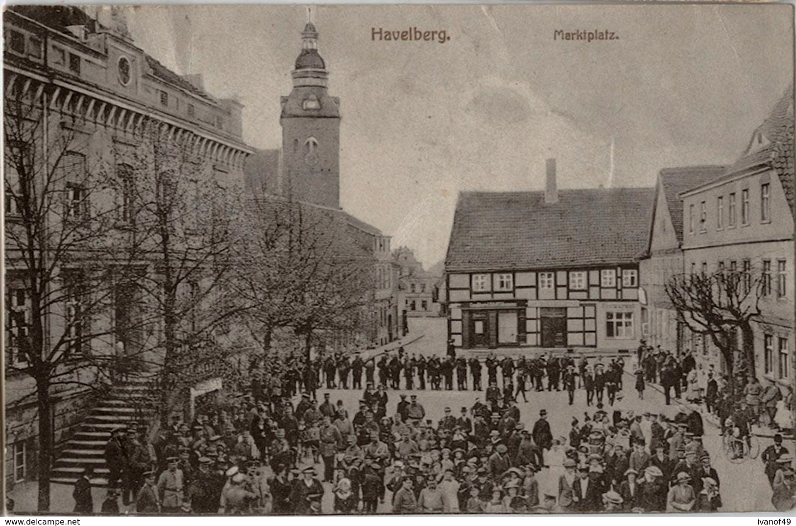 AK HAVELBERG - CPA - Marktplatz - Verlag - Havelberg