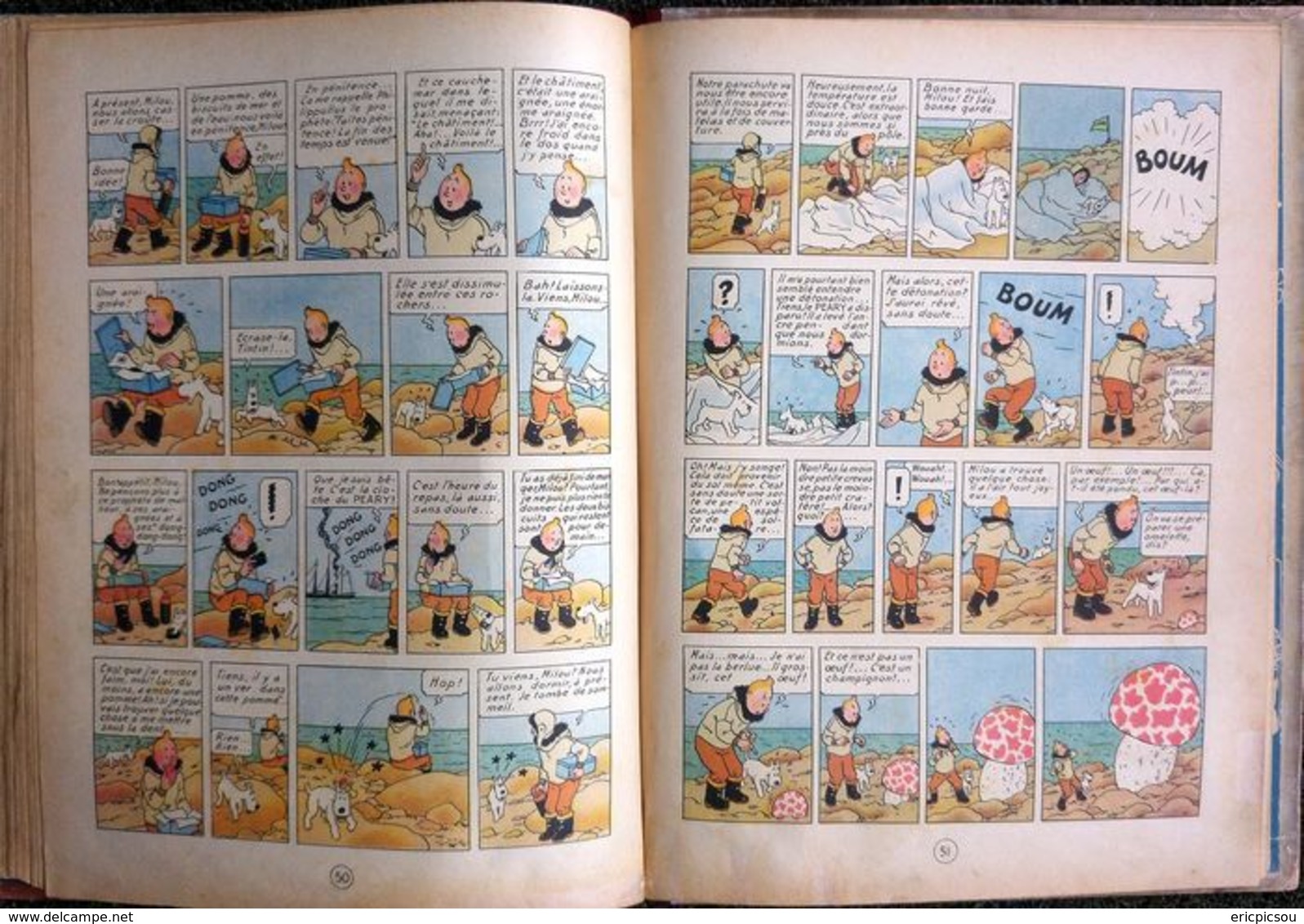 Tintin T10 - L'étoile mystérieuse (A20) - C - Réédition - (1943)