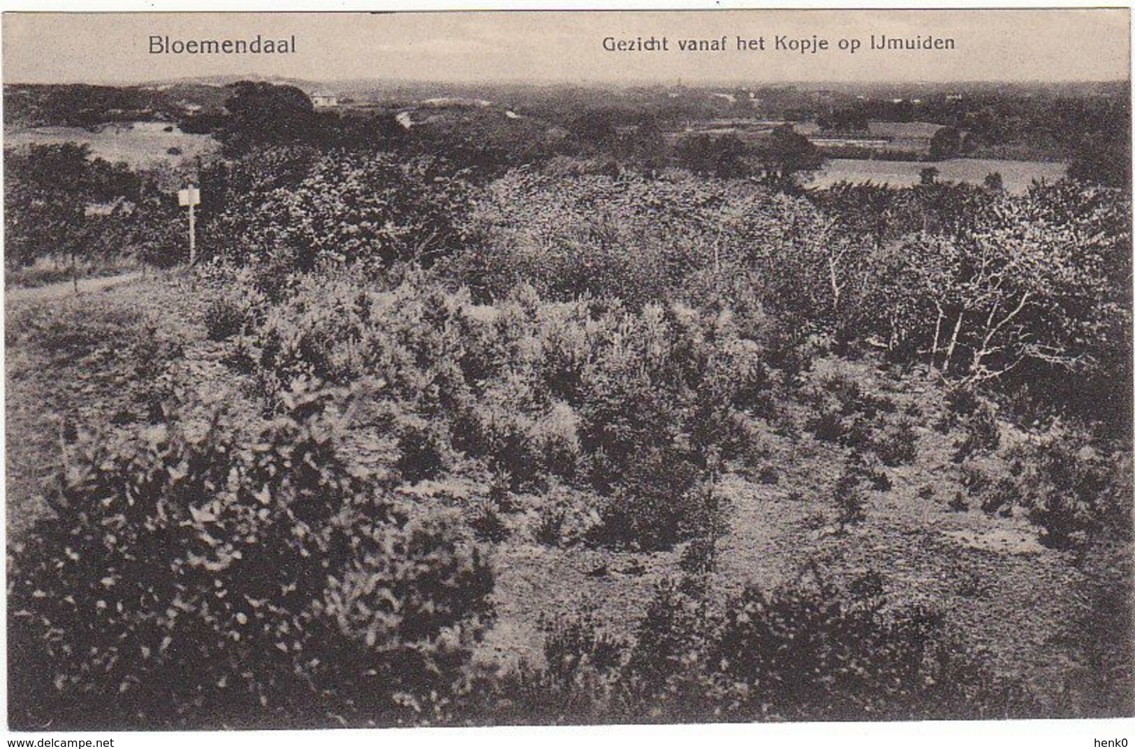 Bloemendaal ‘t Kopje Gezicht Op IJmuiden O108 - Bloemendaal