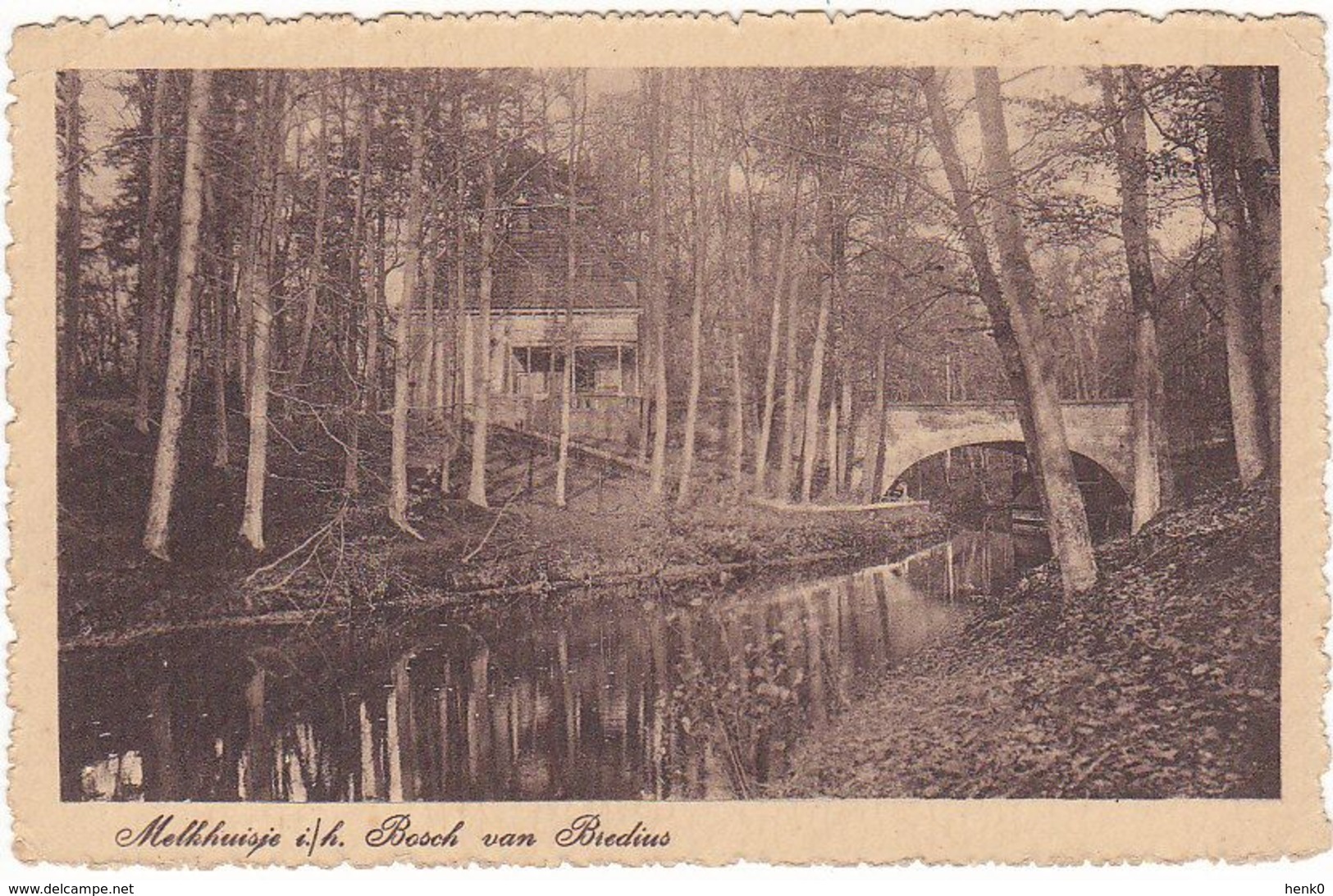 Bussum Melkhuisje In Het Bos Van Bredius O62 - Bussum