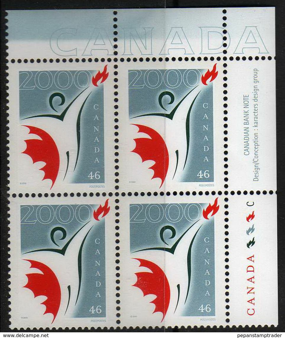Canada - #1835 - MNH - Plate Number & Inscriptions