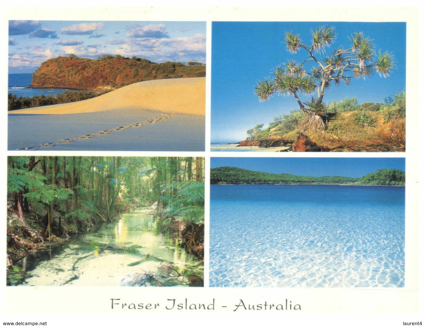 (G 1) Australia - QLD - Fraser Island (with Stamp) - Sunshine Coast