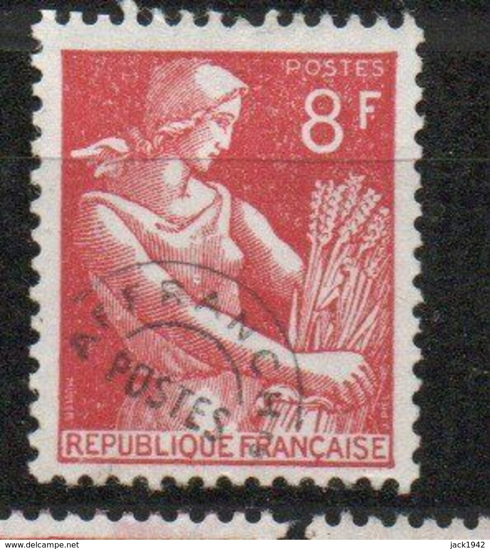 Préoblitéré Yvert N° 108, Type Moissonneuse 8f - 1953-1960