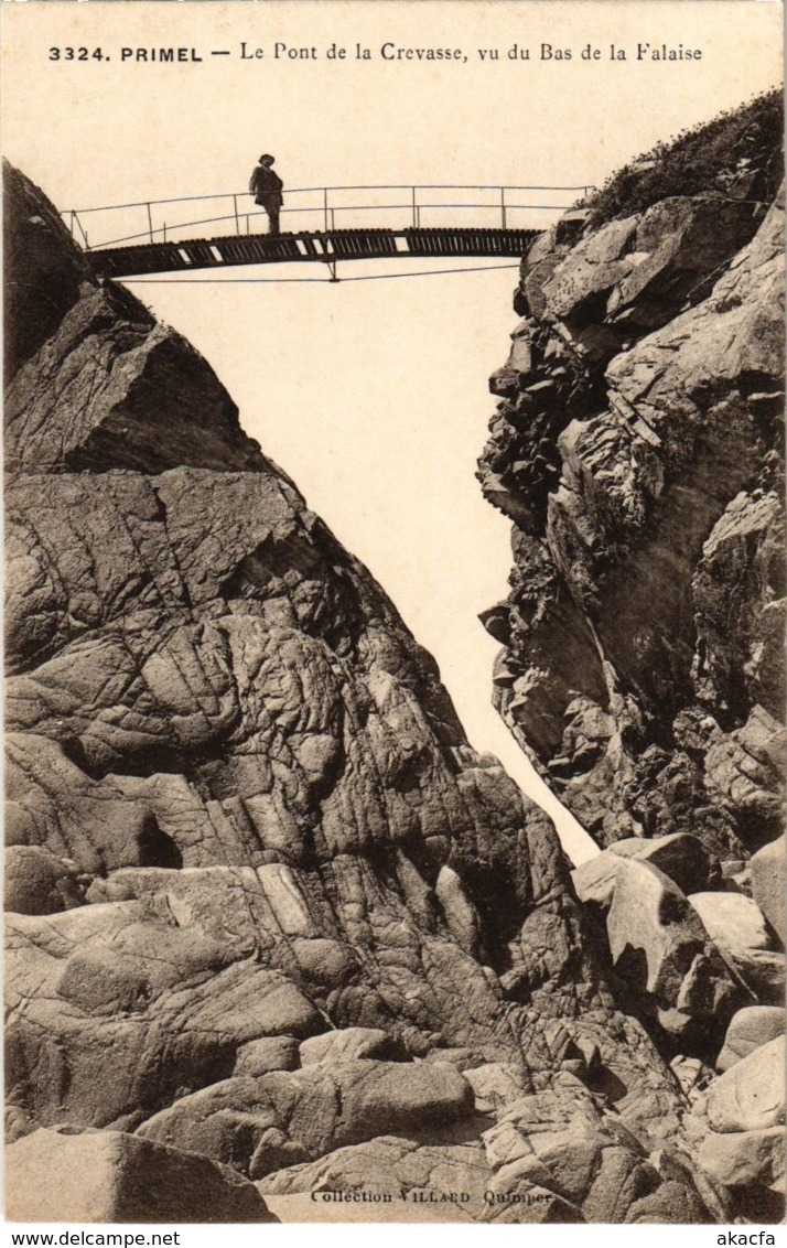 CPA Primel - Le Pont De La Crevasse - Vu Du Bas De La Falaise (1033241) - Primel