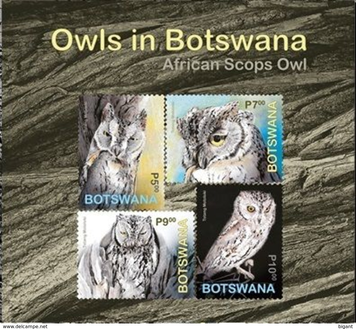 Botswana 2020 Bird- Owls Ss Mint - Botswana (1966-...)