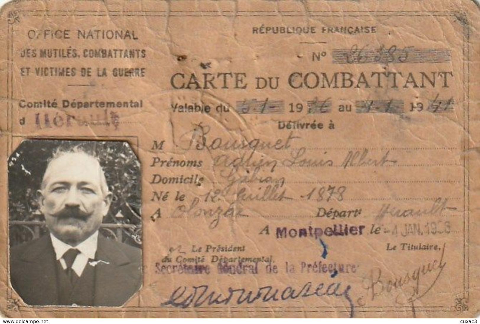 Carte De Combattant - Ohne Zuordnung