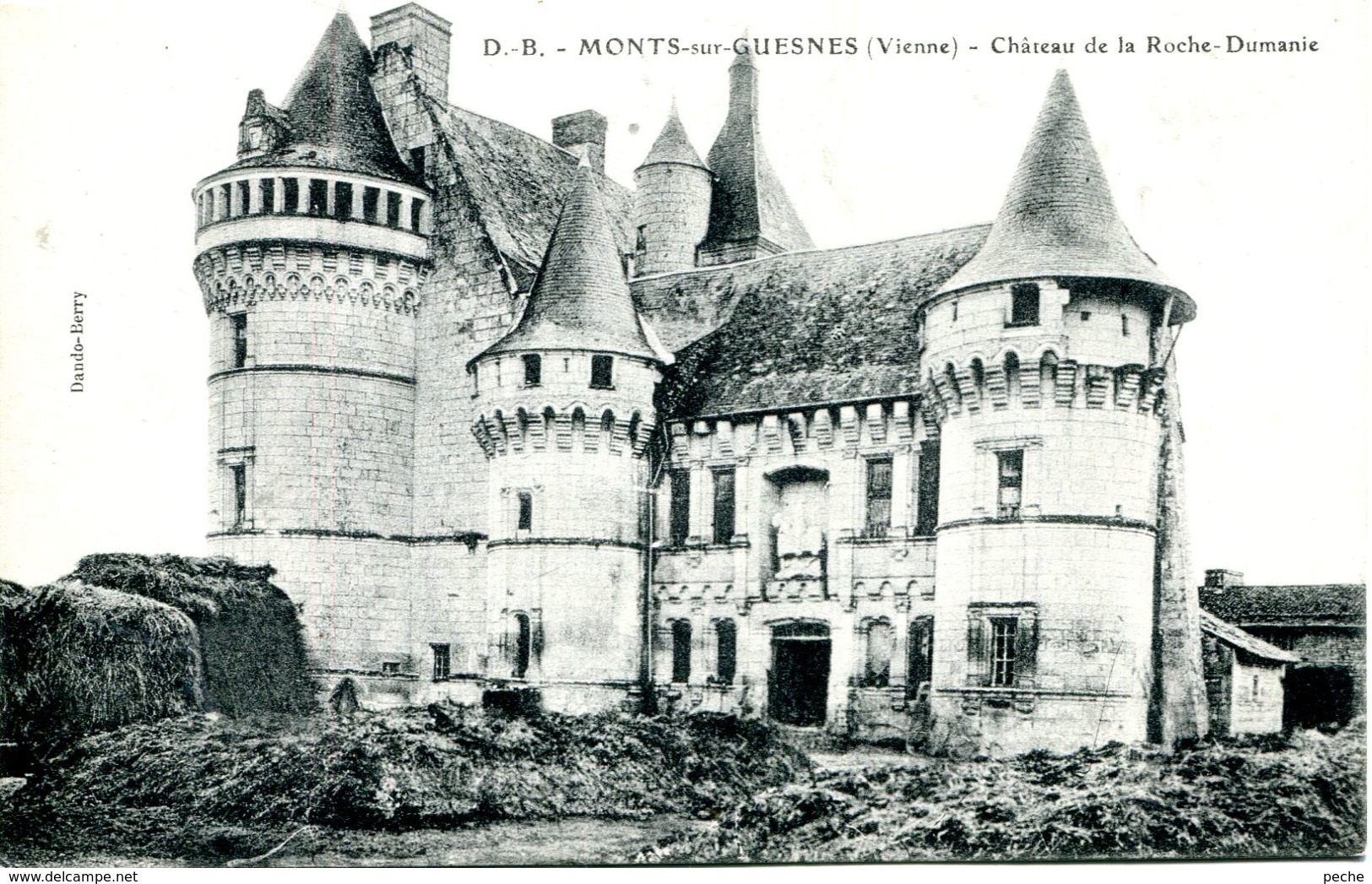 N°2405 R -cpa Monts Sur Guesnes -château De La Roche Dumainie- - Monts Sur Guesnes