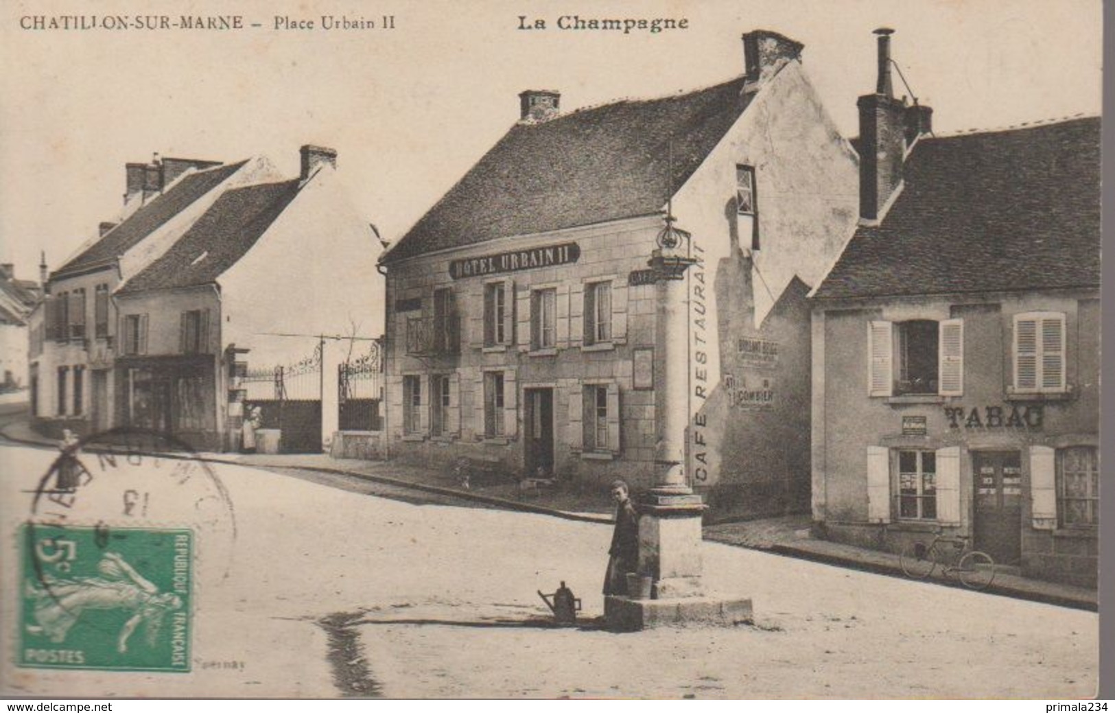 CHATILLON SUR MARNE - PLACE URBAIN II - Châtillon-sur-Marne