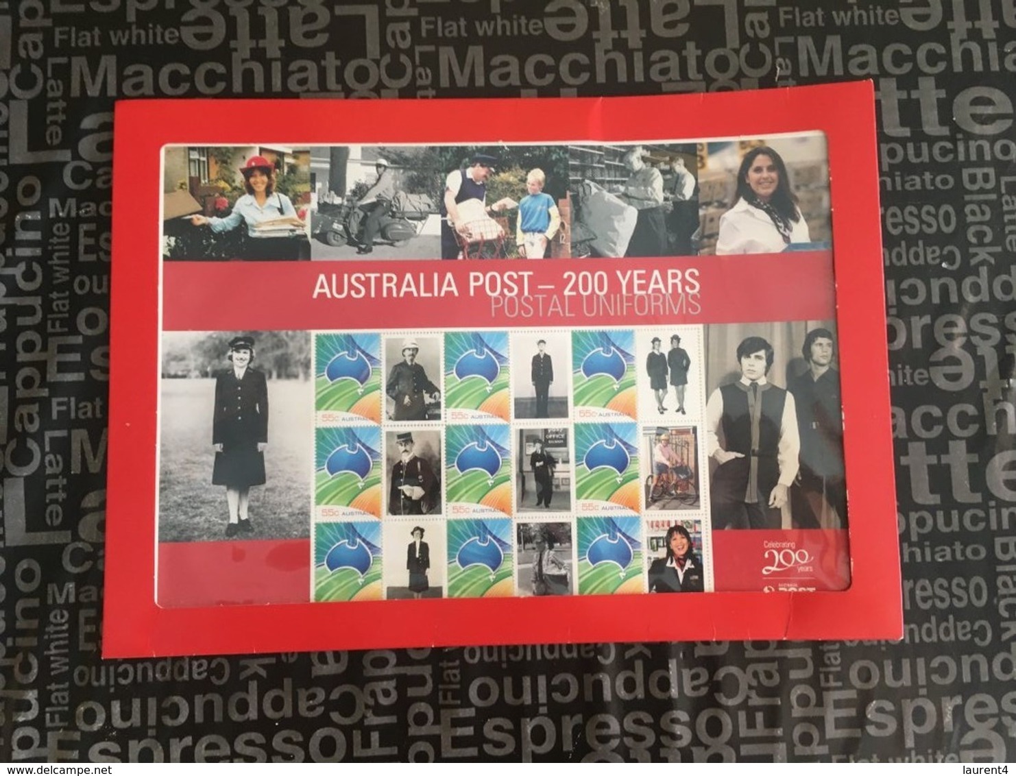 (30-07-2020 [B] ) Australia - Australia Post 200 Years - Postal Uniforms (personalised Stamps Sheet) - Feuilles, Planches  Et Multiples