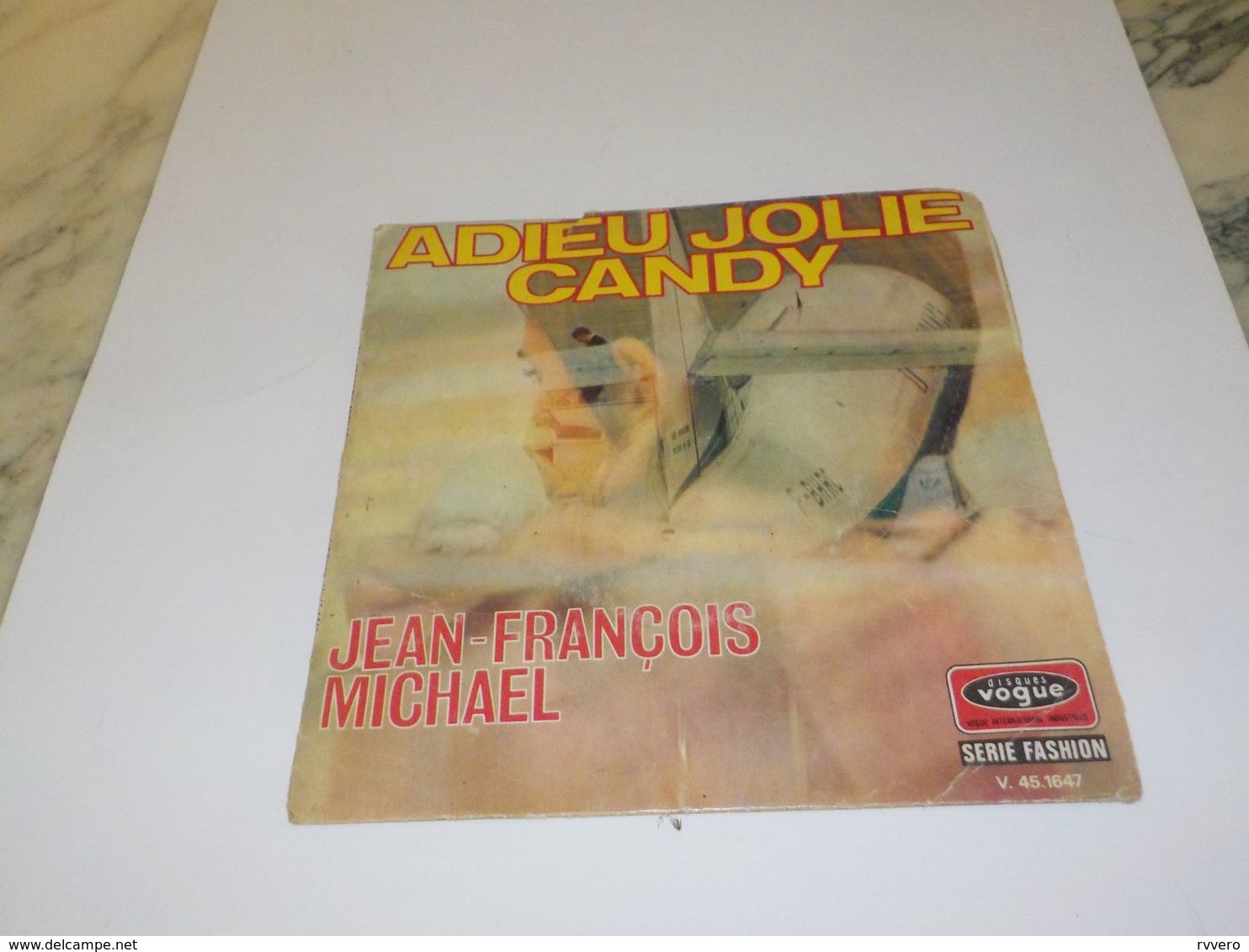 45 TOURS  JEAN FRANCOIS MICHAEL ADIEU JOLIE CANDY 1969 - Altri & Non Classificati