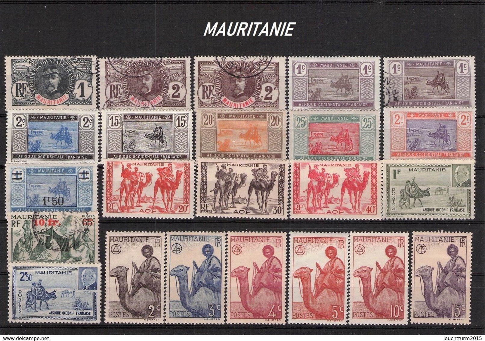 MAURITANIE - SMALL COLLECTION OF STAMPS **/*/O //C1 - Sonstige & Ohne Zuordnung