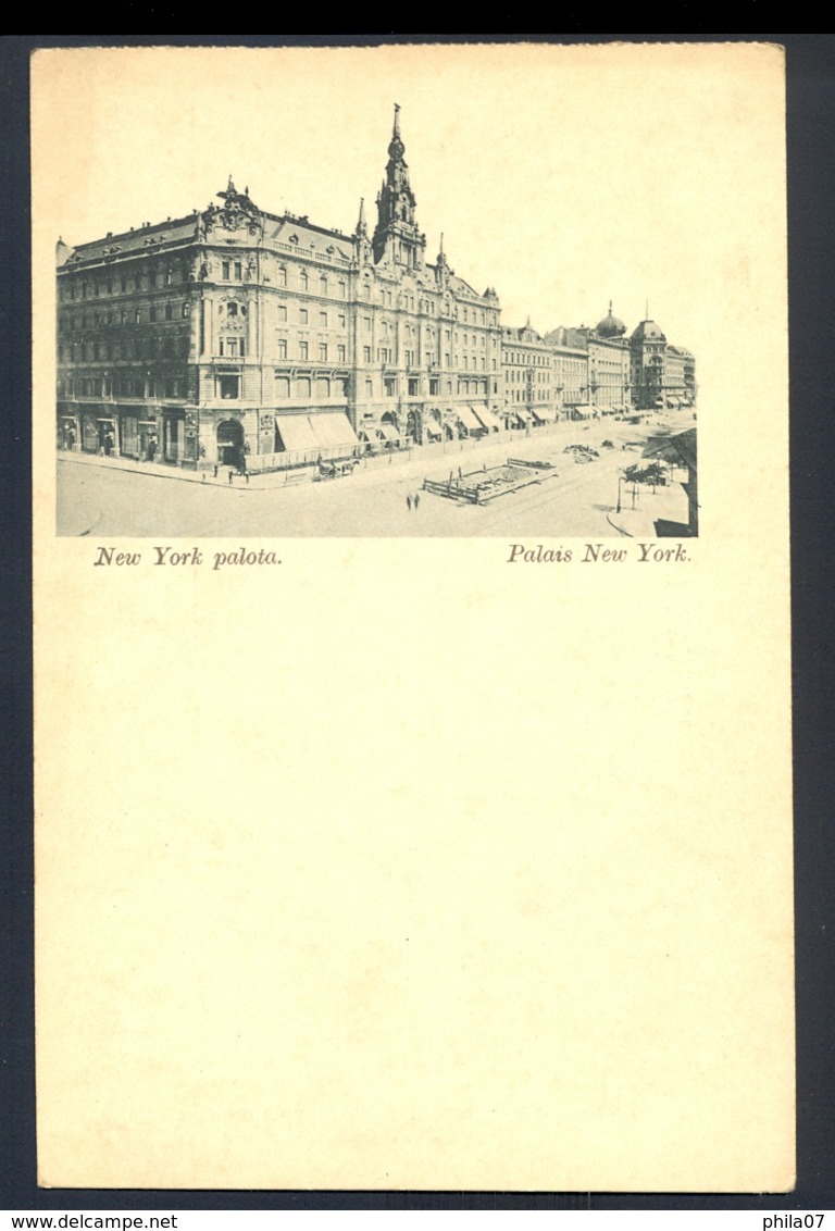 USA - New York Palota Palais New York / Long Line Postcard Not Circulated - Autres Monuments, édifices