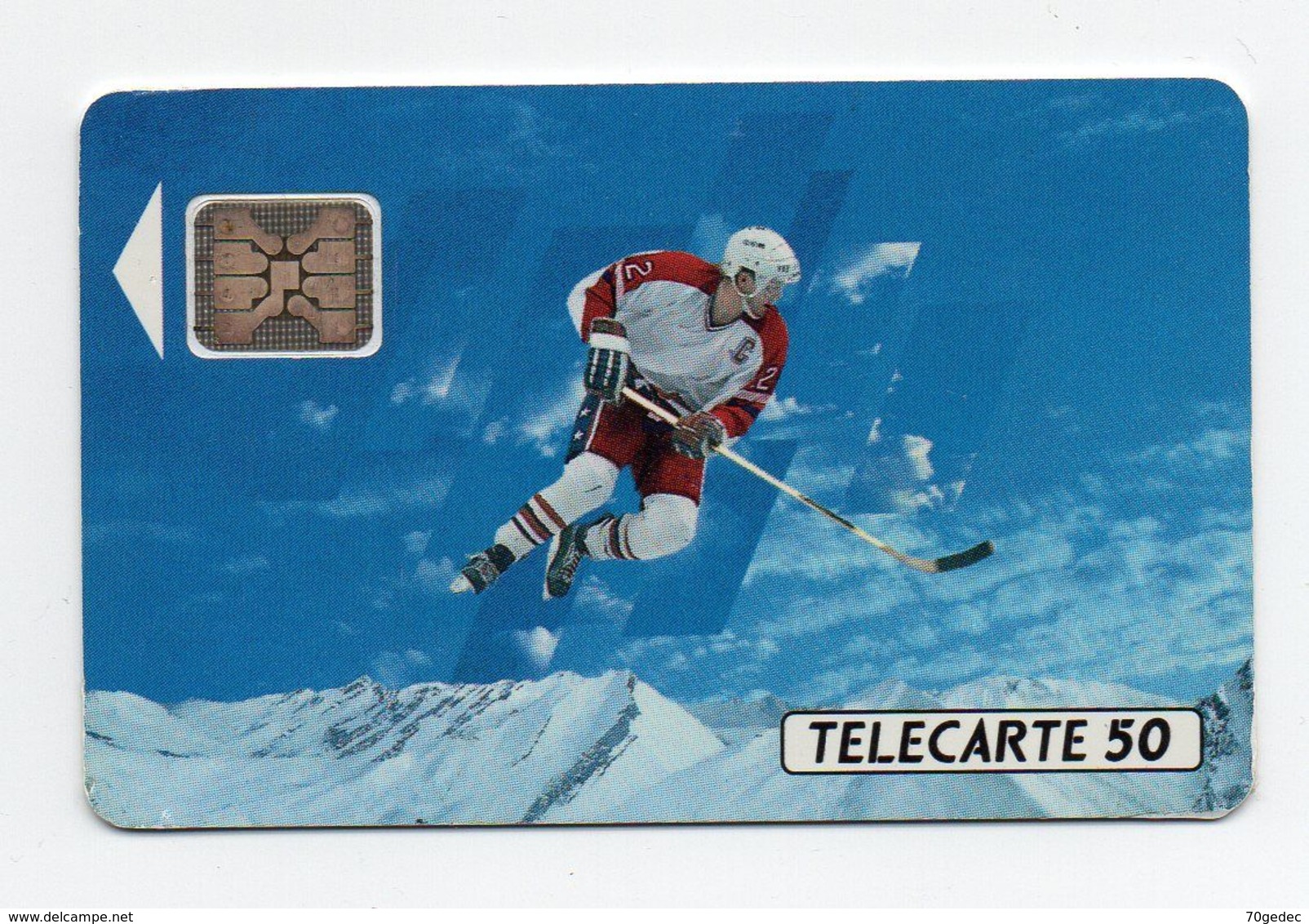 Télécarte " JO Hiver 92 Hockey Sur Glace" - Olympic Games