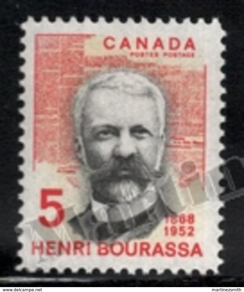 Canada 1968 Yvert 406, Famous People. Journalist & Politician, Henri Bourassa - MNH - Neufs