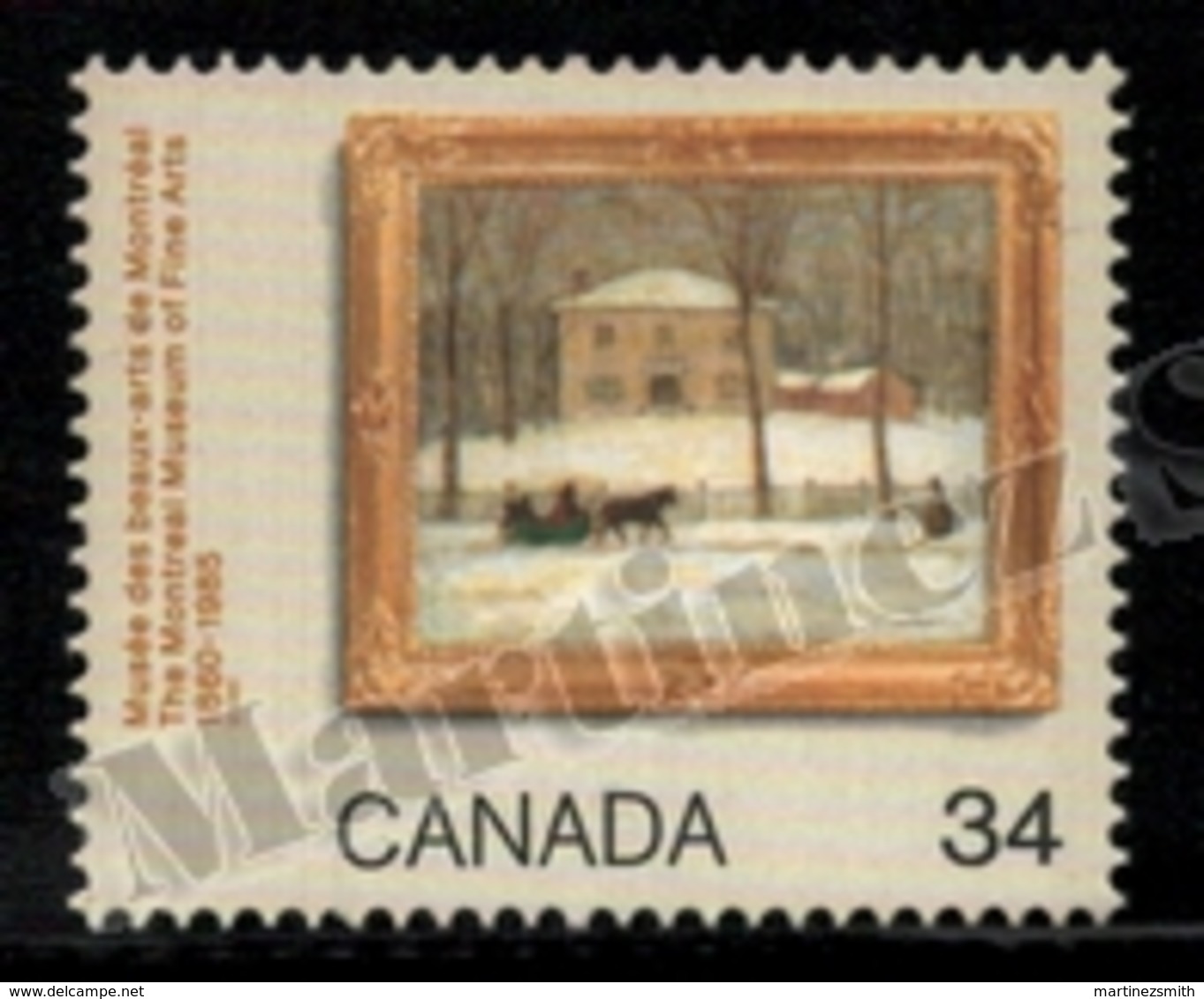 Canada 1986 Yvert 945, Art. 125th Anniv Montreal Museum Fine Arts. Painting By James Wilson Morrice - MNH - Ongebruikt