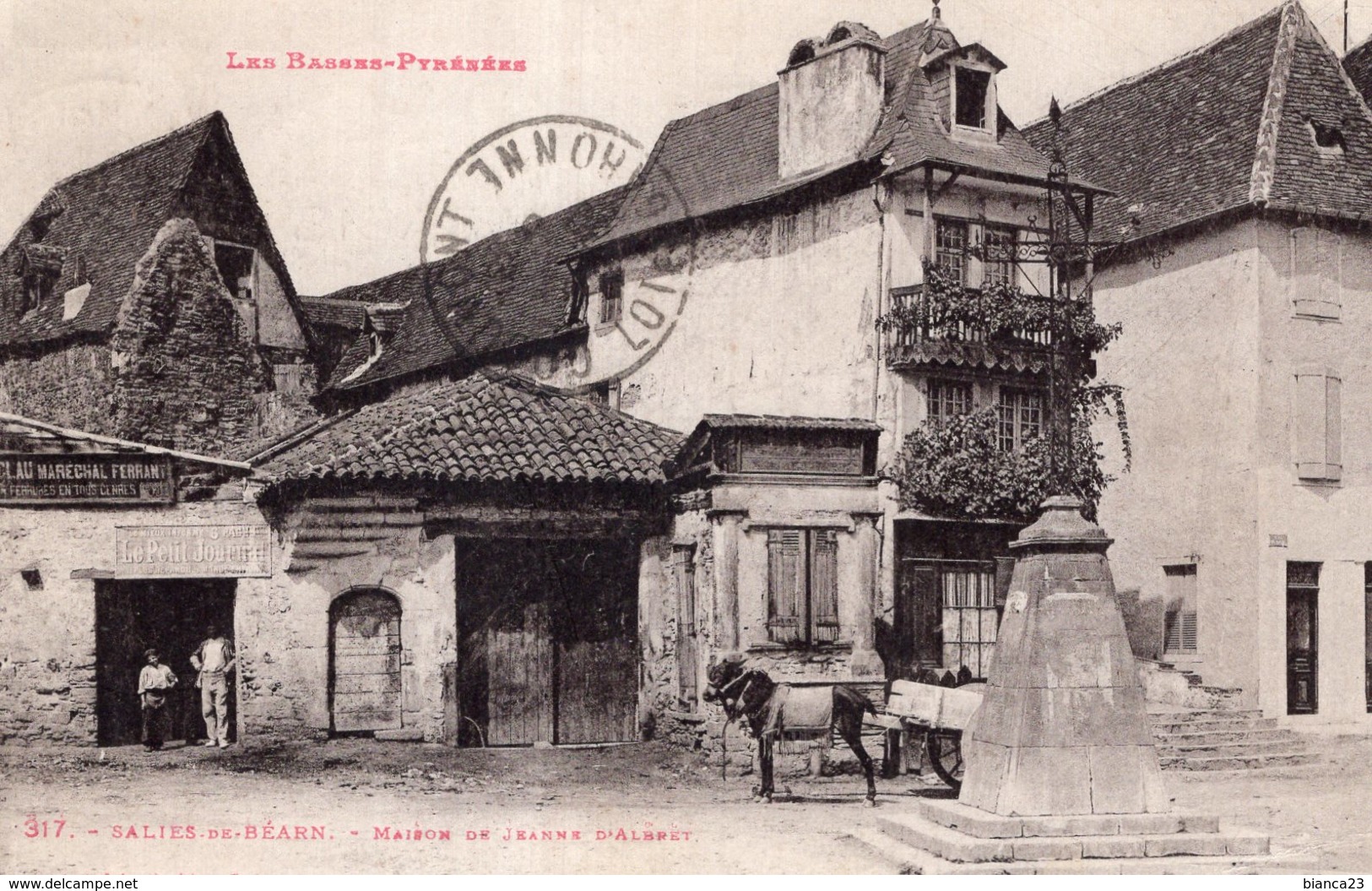 B70389 Cpa Salies De Béarn - Maison De Jeanne D'arc - Salies De Bearn