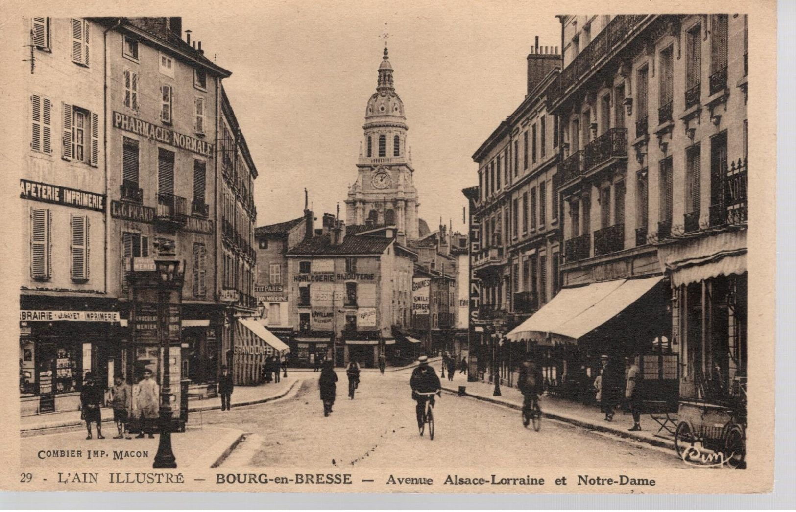 CPA 01 - BOURG En BRESSE - Avenue Alsace-Lorraine Et Notre-Dame - Sonstige & Ohne Zuordnung