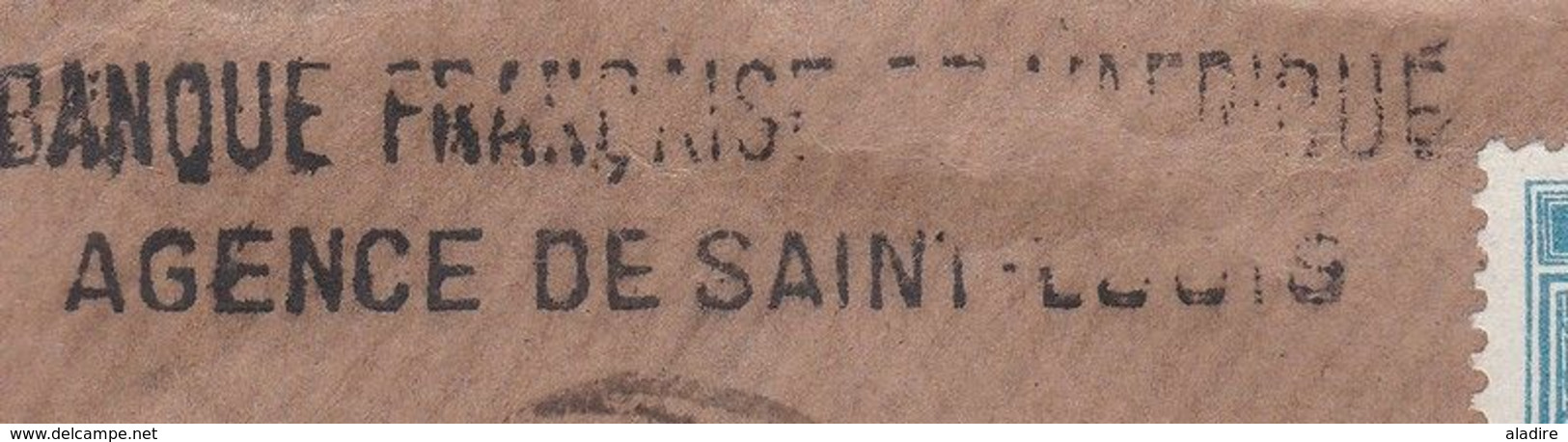 1929 - Enveloppe Par Avion Précurseur De Saint Louis Du Sénégal Vers Arras, France - Ligne Mermoz - Dakar Toulouse - Lettres & Documents