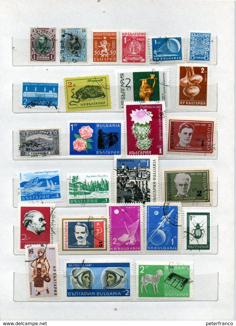 Bulgaria - Collezione N. 26 Francobolli Usati Differenti - Collections, Lots & Séries