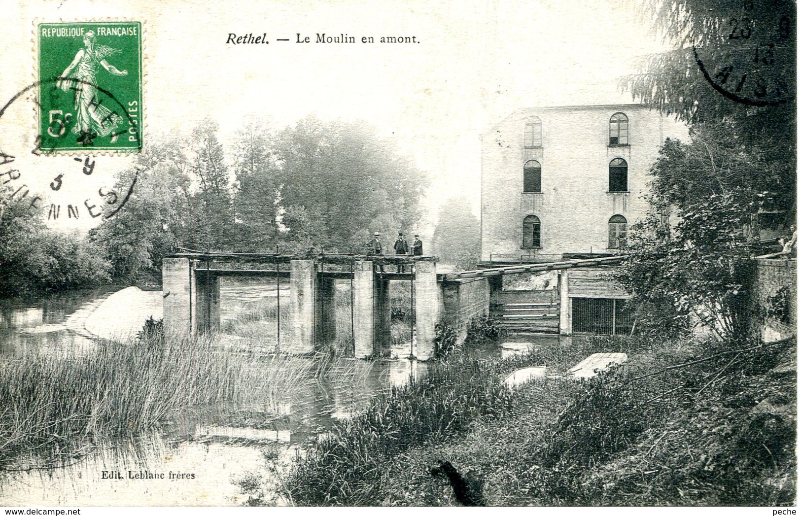 N°2439 R -cpa Rethel -le Moulin En Amont- - Watermolens