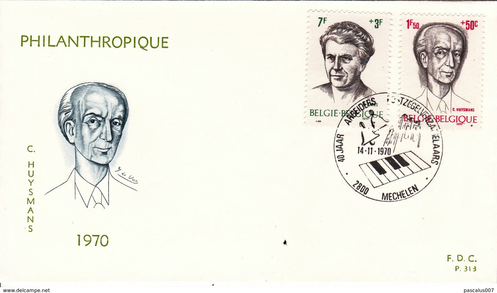 B01-173 BELG.1970 1557 1558 1559 & 1560 3 X FDC - Filantropische Uitgifte- Emission Philantropique 4€ - 1961-1970