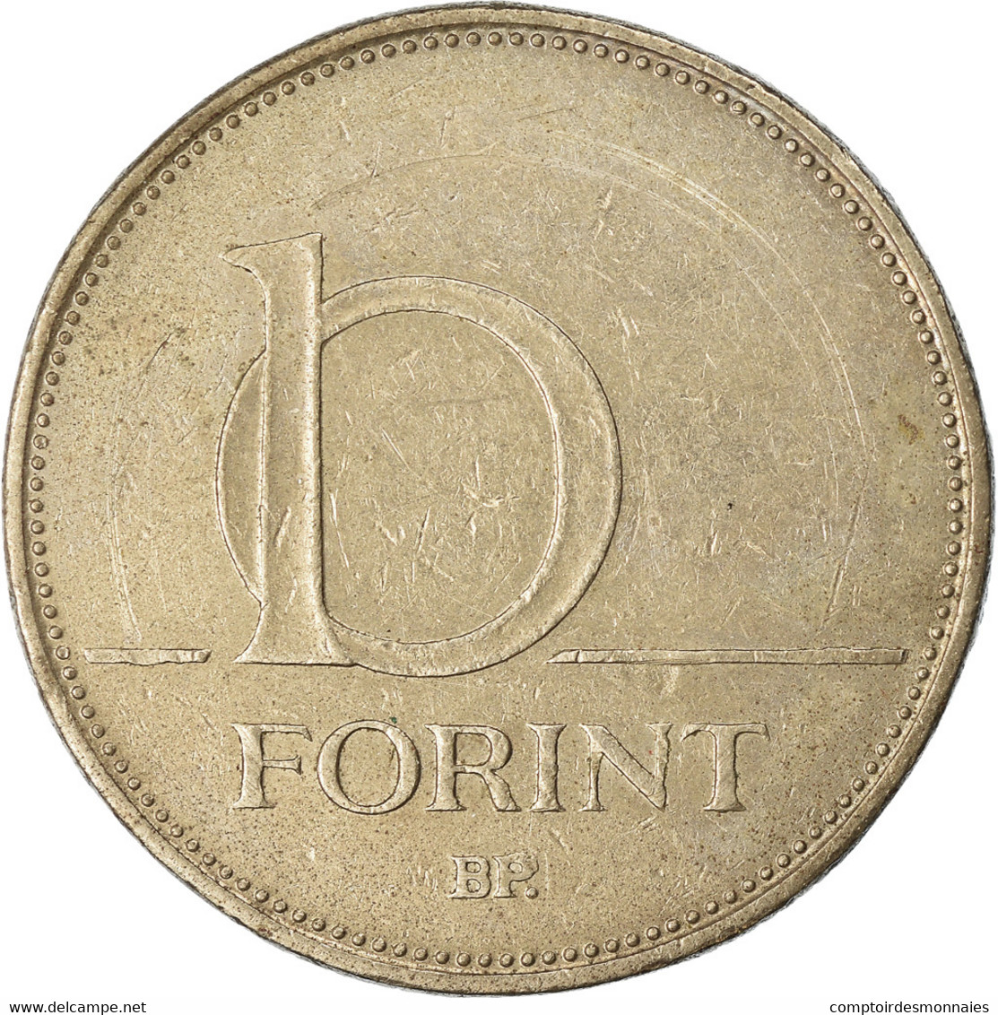 Monnaie, Hongrie, 10 Forint, 2001, TTB, Copper-nickel, KM:695 - Hungría