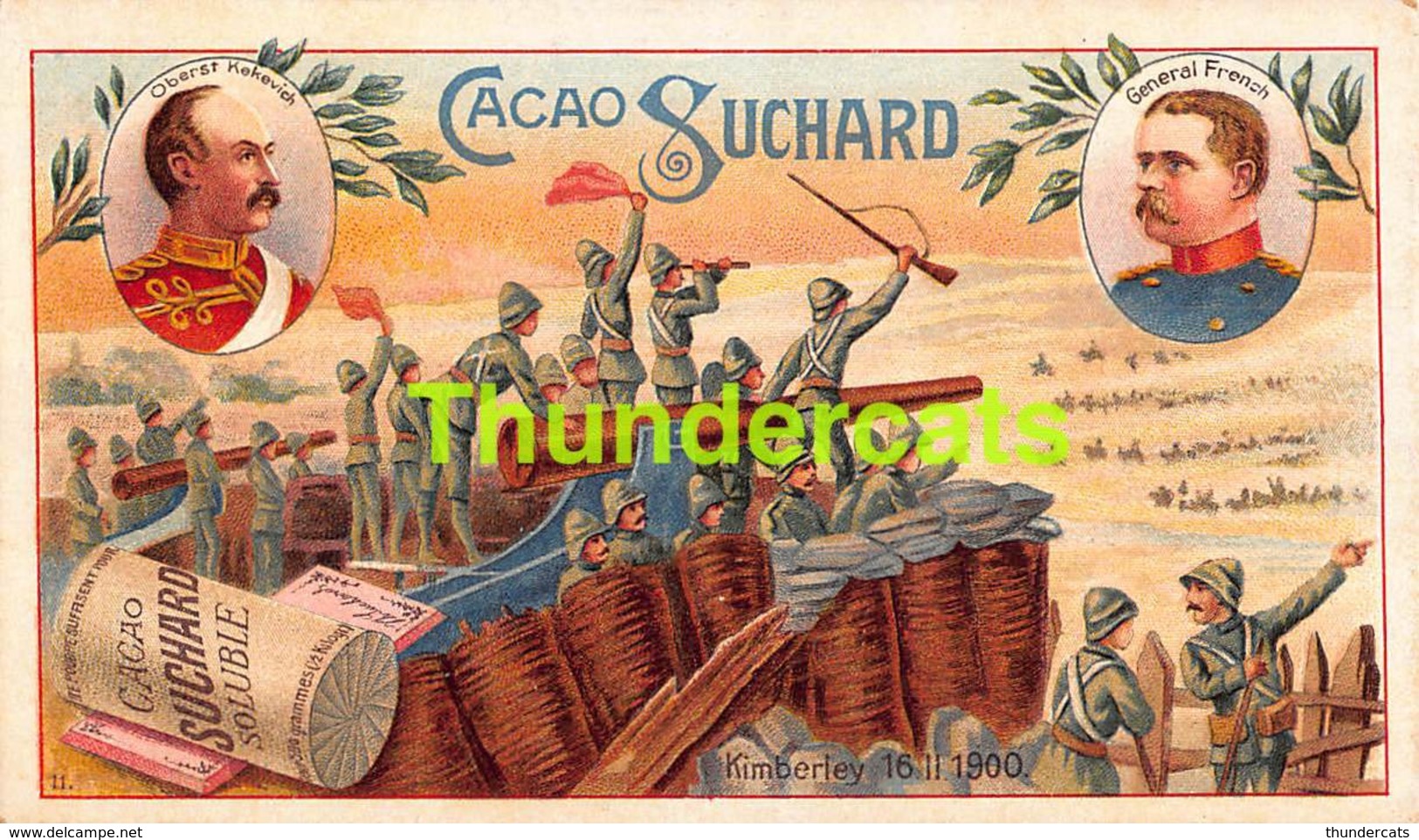 CHROMO CHOCOLAT CACAO SUCHARD SERIE 122 BOER WAR - Suchard