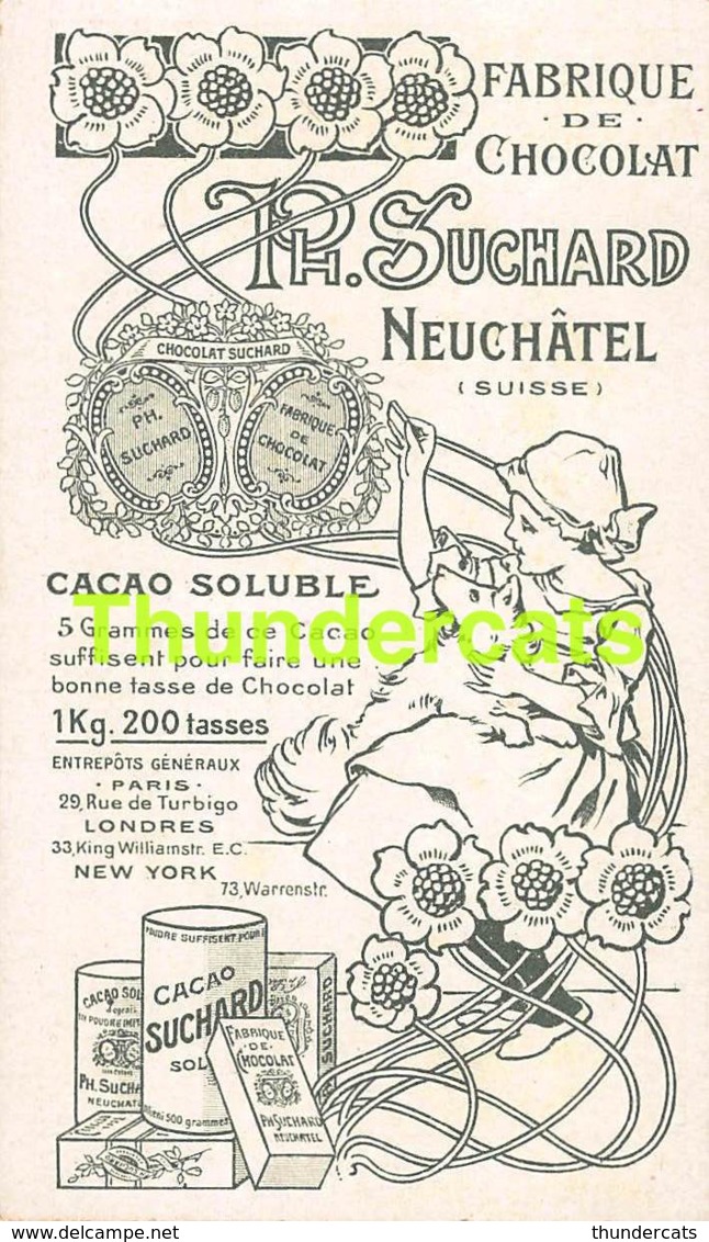 CHROMO CHOCOLAT CACAO SUCHARD SERIE 122 BOER WAR - Suchard