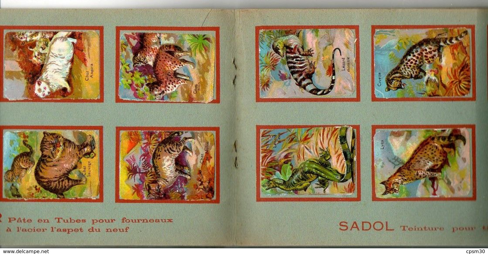 Album Chromo - 034 - Produits SADOL Et Crème Le POILU; 16 Pages; Environ Année 1930 - Albums & Katalogus