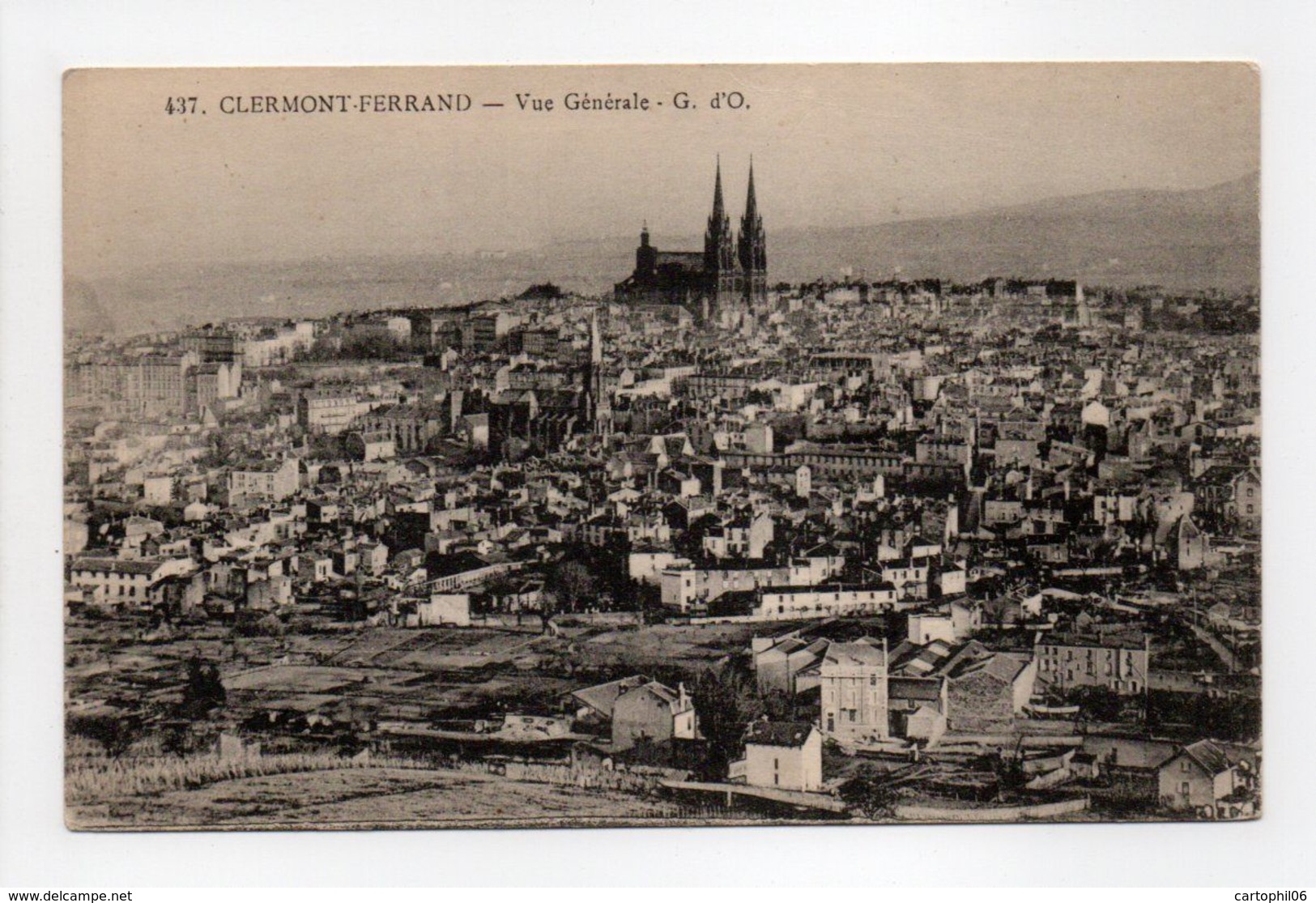 - CPA CLERMONT-FERRAND (63) - Vue Générale 1917 - Editions Gouttefangeas 437 - - Clermont Ferrand