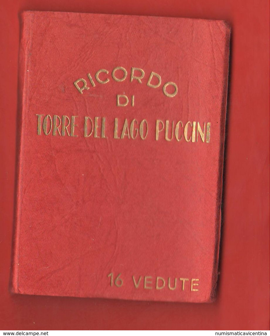 Libretto Souvenir TORRE DEL LAGO PUCCINI 16 Foto - Obj. 'Souvenir De'