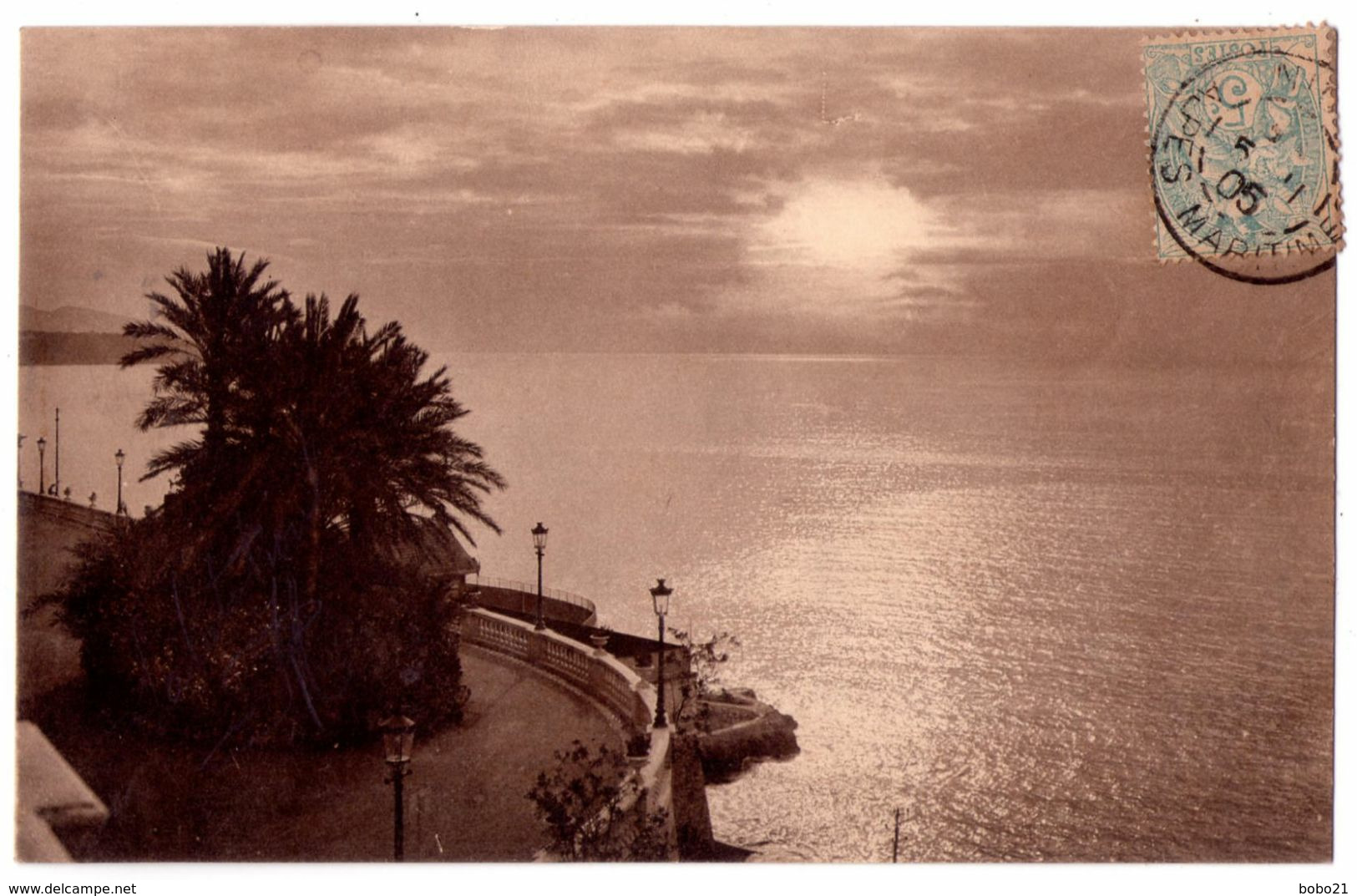 7463 - Monaco ( Monte-Carlo ) - Effet De Mer - L.L. N°975 - - Monte-Carlo