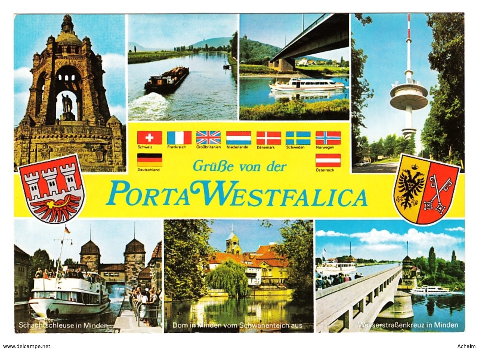Porta Westfalica - Weserdurchbruch An Der Westfälischen Pforte - 7 Ansichten - Porta Westfalica