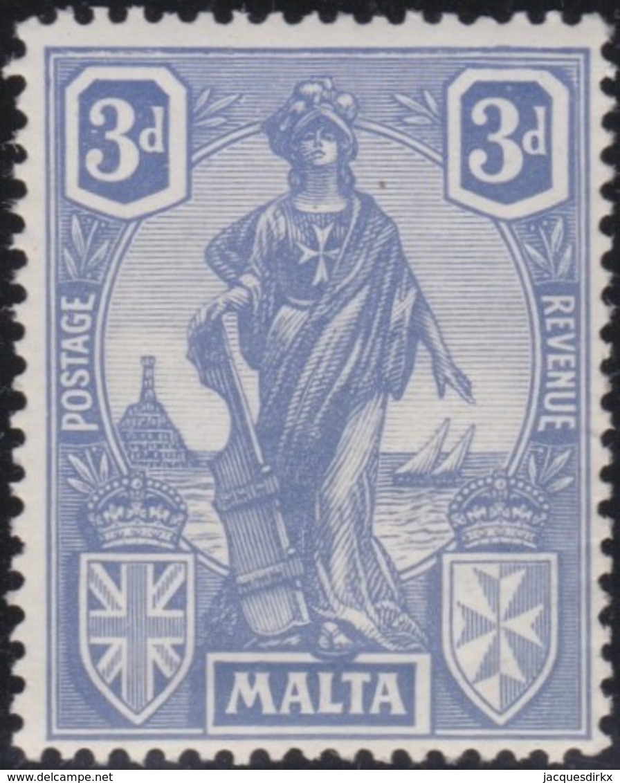 Malta  .    SG  .     130      .    *    .   Mint-hinged   .   /   .  Neuf Avec Charnière - Malte (...-1964)