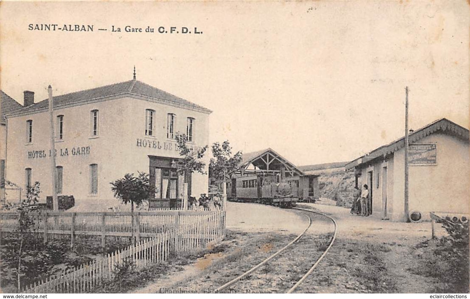 Saint Alban Les Eaux      42       Intérieur De La Gare Du C F D L            (voir Scan) - Sonstige & Ohne Zuordnung