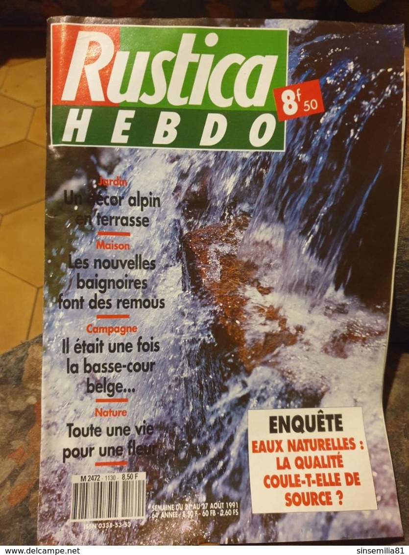 Rustica Hebdo 1130 Enquetes: Eaux Naturelles - Tuinieren