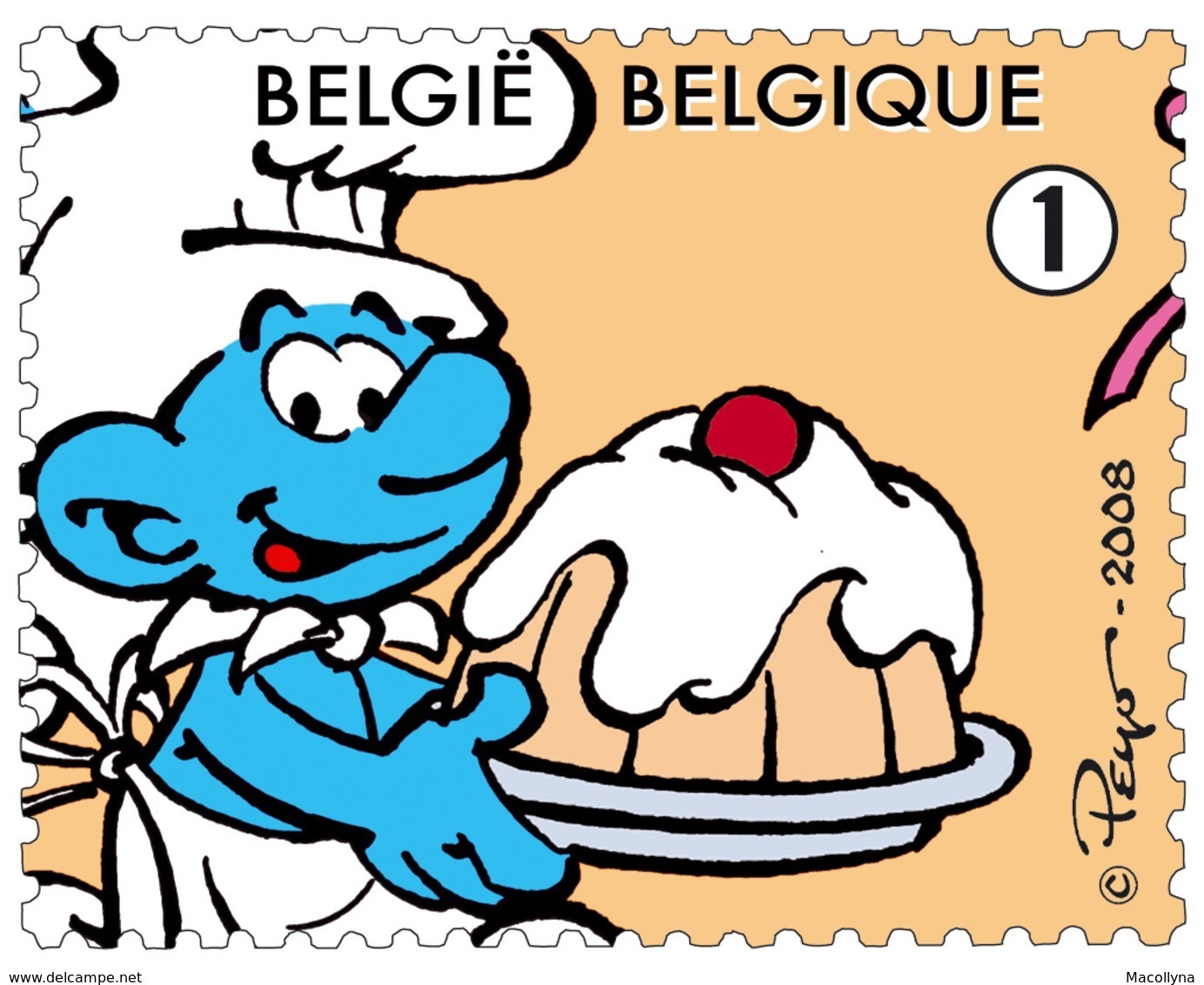 BLOK 159** Postfris 50 Jaar Smurfen  3809/13**  / Les Schtroumpfs  / The Smurfs / Peyo - 1961-2001